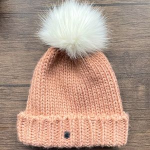 Beigy/Pink Winter Hat